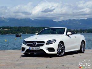 2018 Mercedes E-Class Cabriolet and its Little Cousin in Sunny Switzerland